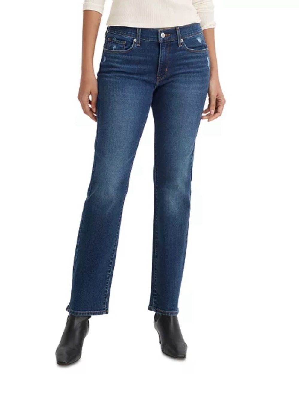 Levi's Mid Rise Straight Leg Jeans 28